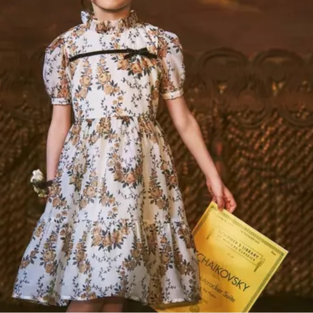 Janie & Jack The Floral Harmony Dress size 10